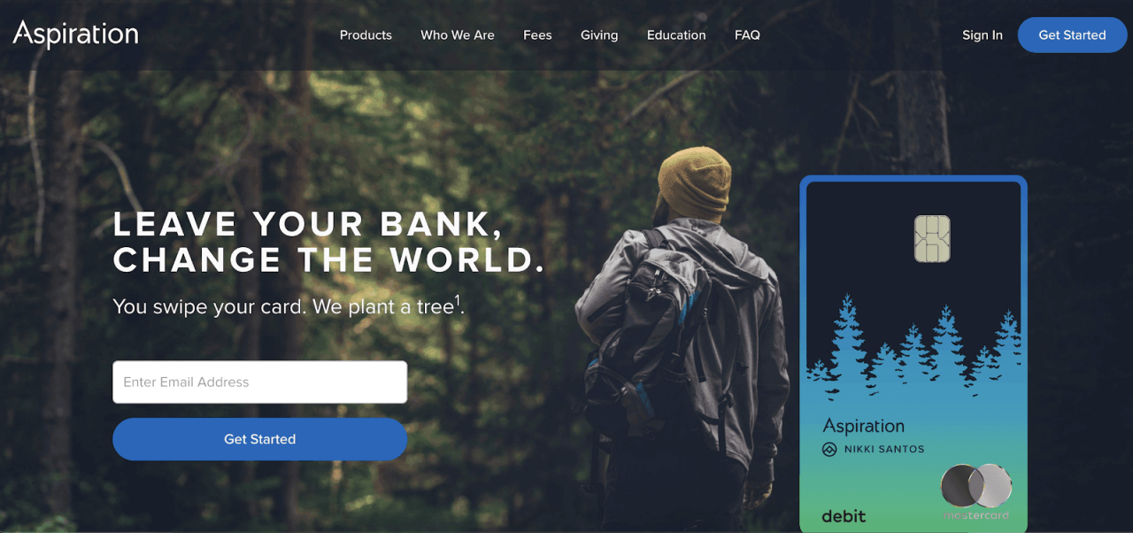 Aspiration Bank Review: Making A Difference With Aspiration Bank (REWRITE) - Get Started