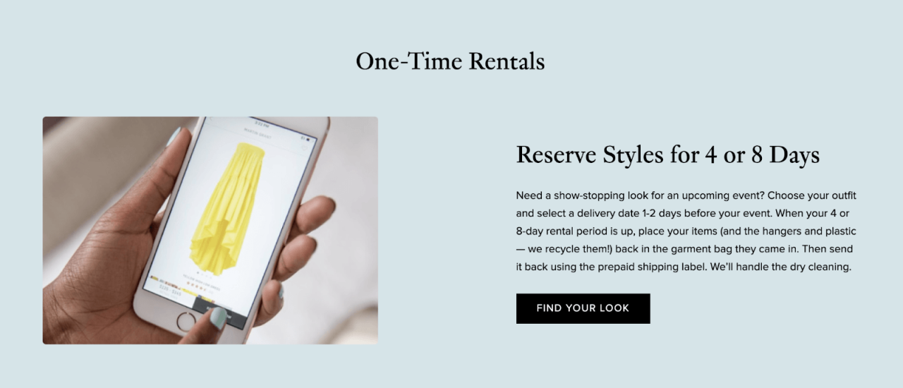 Rent the Runway Review: Affordable Designer Fashion For Any Occasion - One-time rentals
