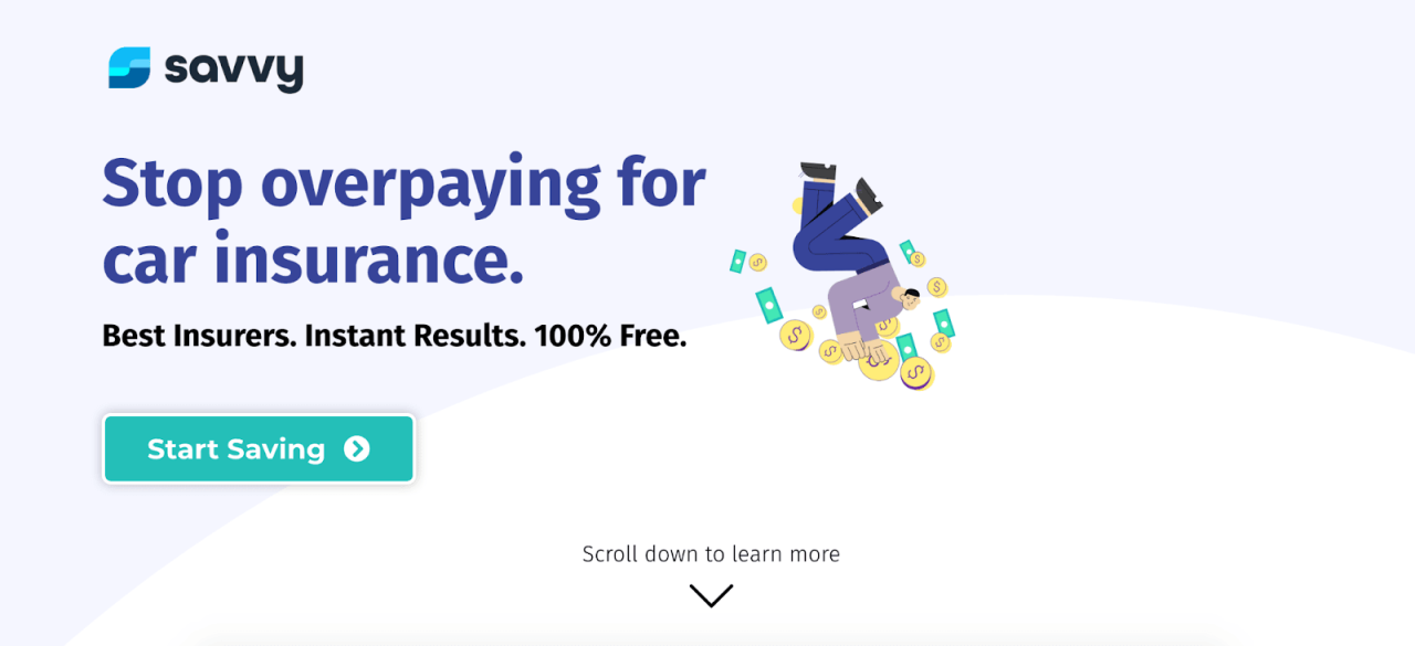 Savvy: My Experience Pricing Auto Insurance with Savvy - Get started
