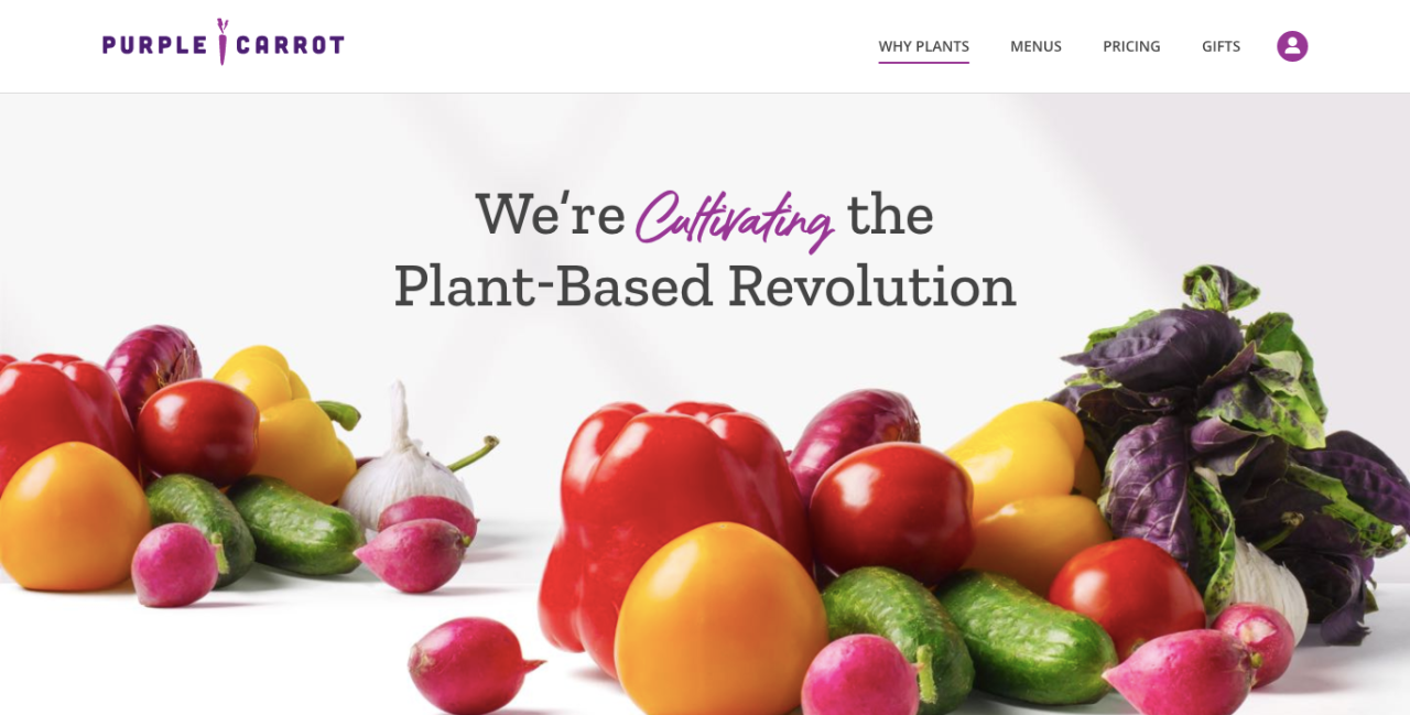 Staying In? Get Elalthy, Organic Meals Delivered To Your Door - Purple Carrot