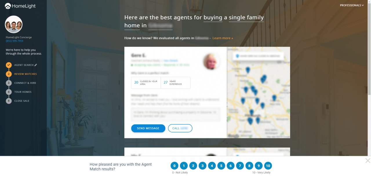 HomeLight Review -  Best Place To Find Your Next Realtor? - Review your real estate agent matches