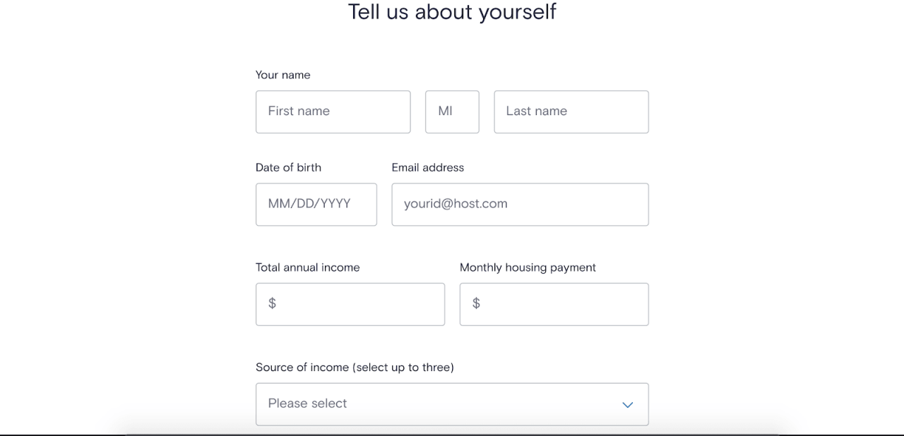 Marcus by Goldman Sachs Review: An All-in-One Tool for Managing Your Finances - Tell us about yourself