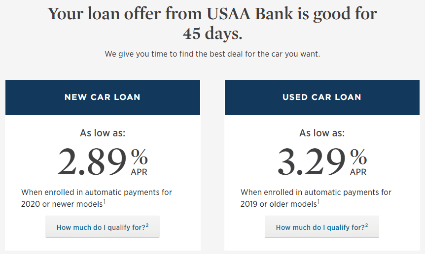 USAA Bank Review -  Obvious Choice For Military Families? - USAA auto loan