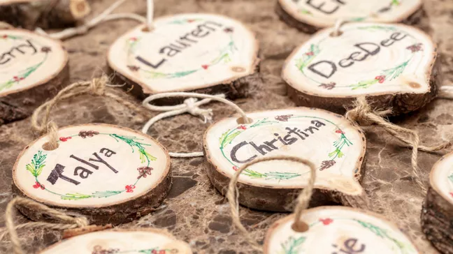 Affordable Gems: 55 Inexpensive Christmas Gift Ideas - Personalized Christmas ornament